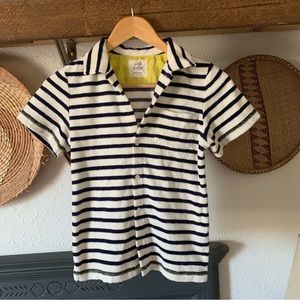 Mini Boden terry cloth shirt